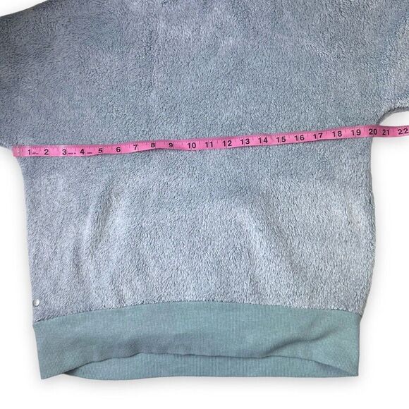 Z By Zella Women’s Fleece Turtleneck Pullover Sweatshirt S Small Sweater Blue - Picture 9 of 12